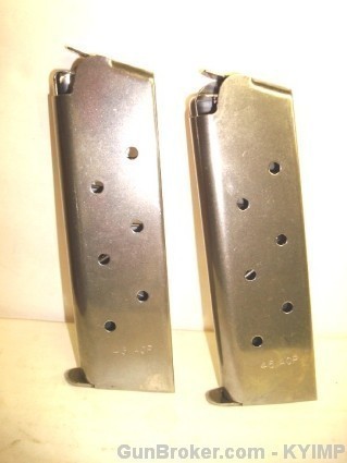 Colt - 1911 .45acp Stainless-Steel - 8 Round Magazine